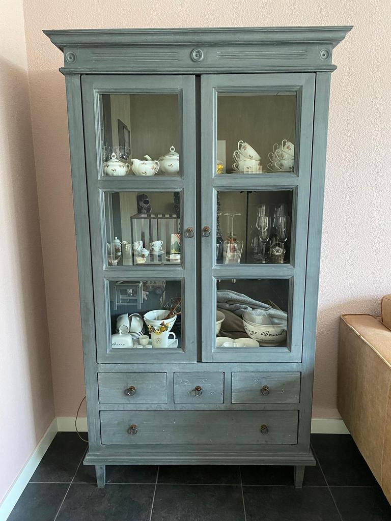 Vintage buffetkast, Huis en Inrichting, Kasten | Buffetkasten, Ophalen, Gebruikt, 150 tot 200 cm, 25 tot 50 cm