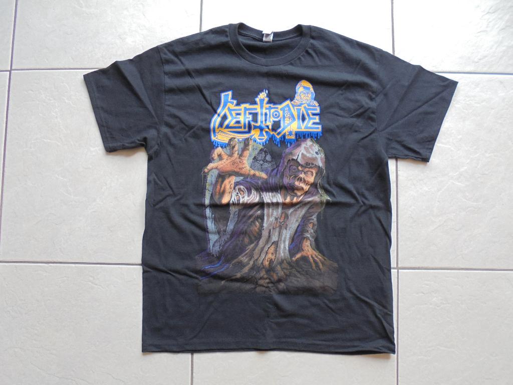 LEFT TO DIE - tour shirt (Death, Massacre), Ophalen of Verzenden, Nieuw, Maat 52/54 (L), Zwart