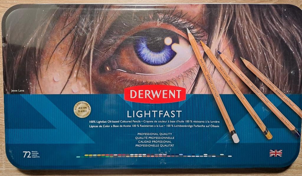 Derwent lightfast kleurpotloden 72, Ophalen of Verzenden, Gebruikt, Potlood of Stift