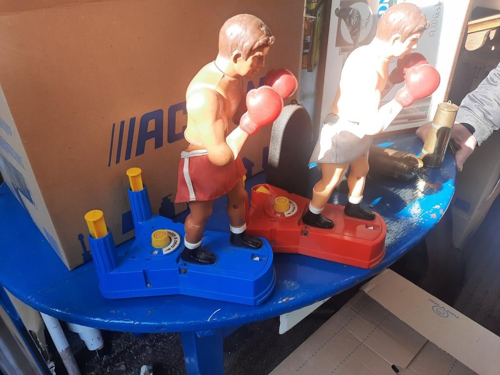 Vintage Boksspel - Retro Boksers Speelgoed, Ophalen of Verzenden