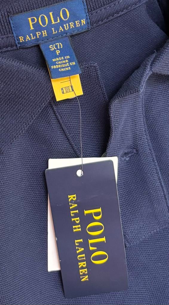 Ralph Lauren navy mesh polo jurk maat 7 NIEUW (110 euro), Nieuw, Customercare@rl.com, Ralph Lauren, Jurk of Rok