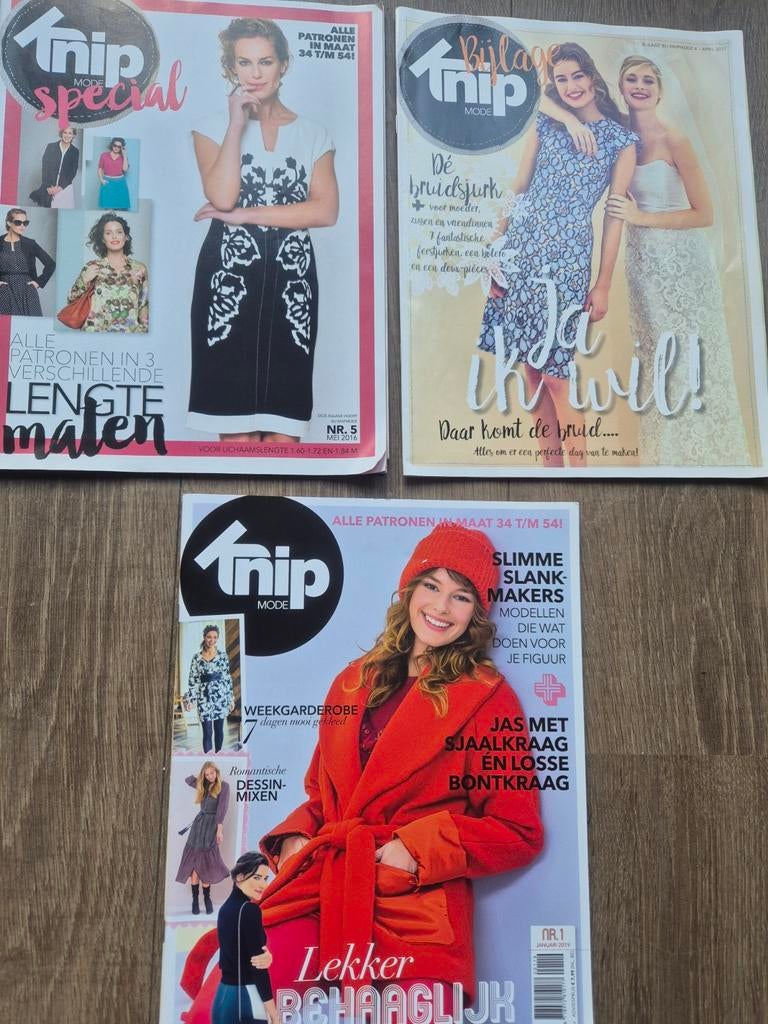 Knipmodes, Ophalen of Verzenden, Vrouw, Knipmode