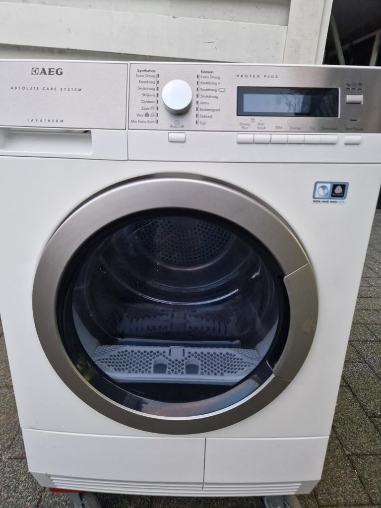 Aeg warmtepomp droger lavatherm protex plus, Ophalen, Energieklasse A of zuiniger, 6 tot 8 kg, Overige typen