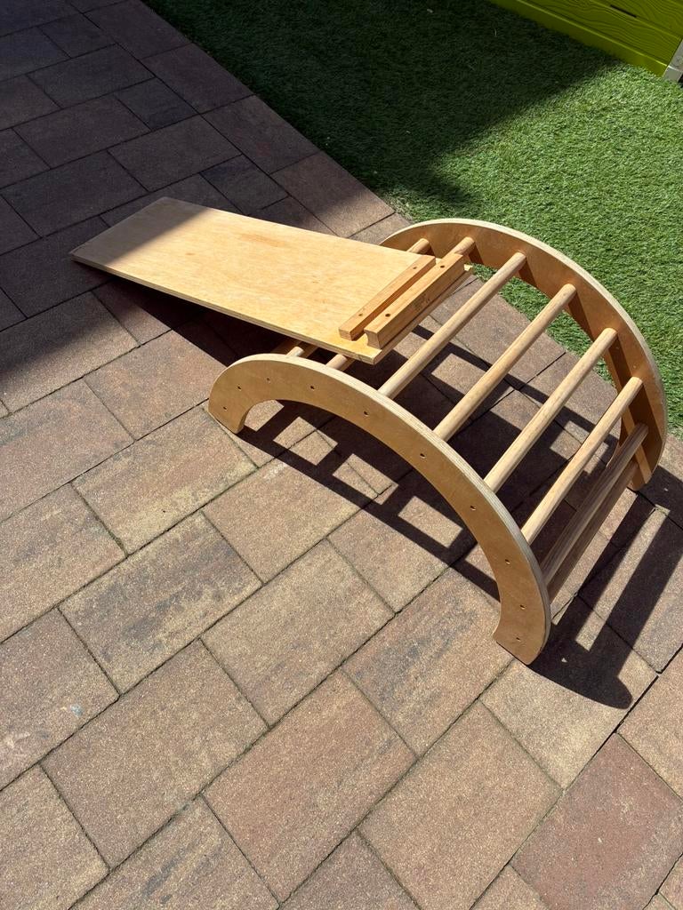 Speelboog + glijplank, Ophalen, Zo goed als nieuw