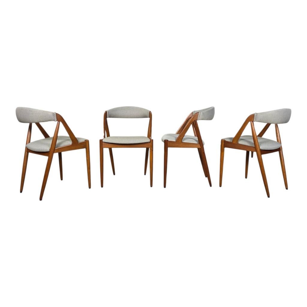 Kai Kristiansen Model 31 vintage deense eetkamerstoelen teak, Ophalen, Gebruikt, Scandinavisch, Wegner, Mid Century Danish, van teeffelen