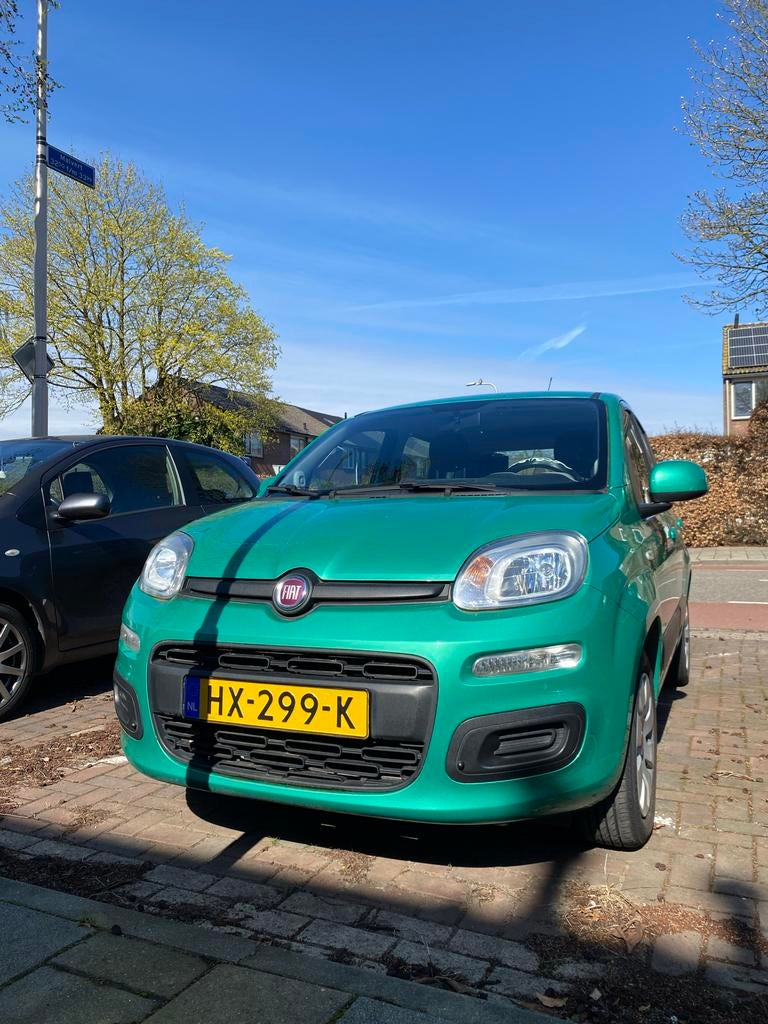 Fiat Panda Twinair Turbo 80PK Dualogic 2016 Groen, Stof, Panda, Origineel Nederlands, 26 km/l