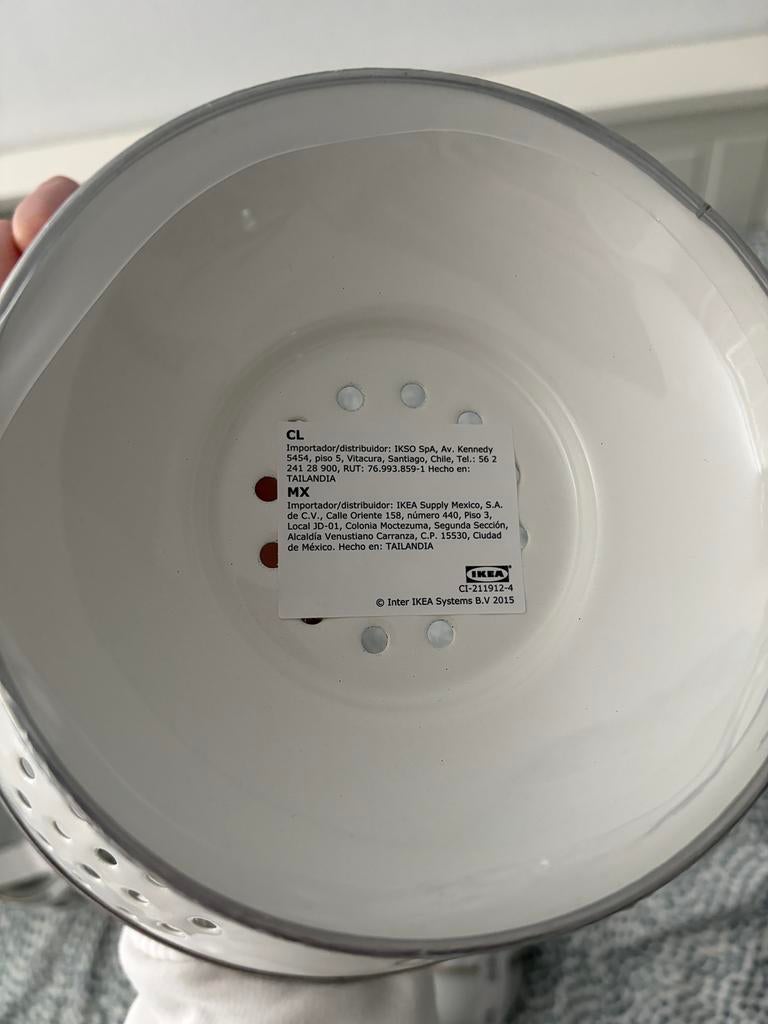 Ikea vergiet in creme kleur, Ophalen of Verzenden, Nieuw, Overige stijlen, Schaal of Schalen