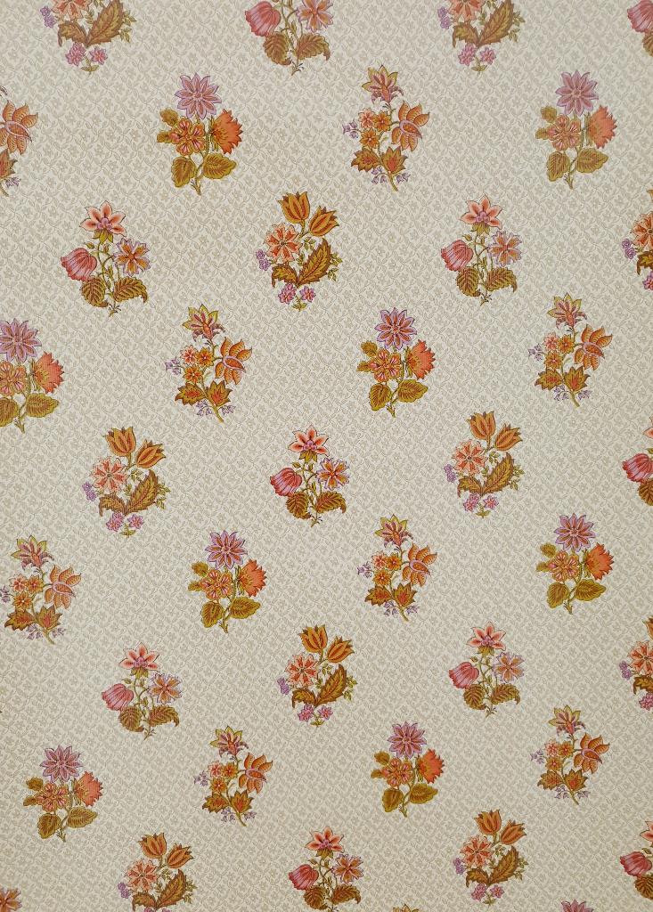 12665 Origineel uniek vintage oud behang wallpaper swiet, Ophalen of Verzenden, Minder dan 10 m²