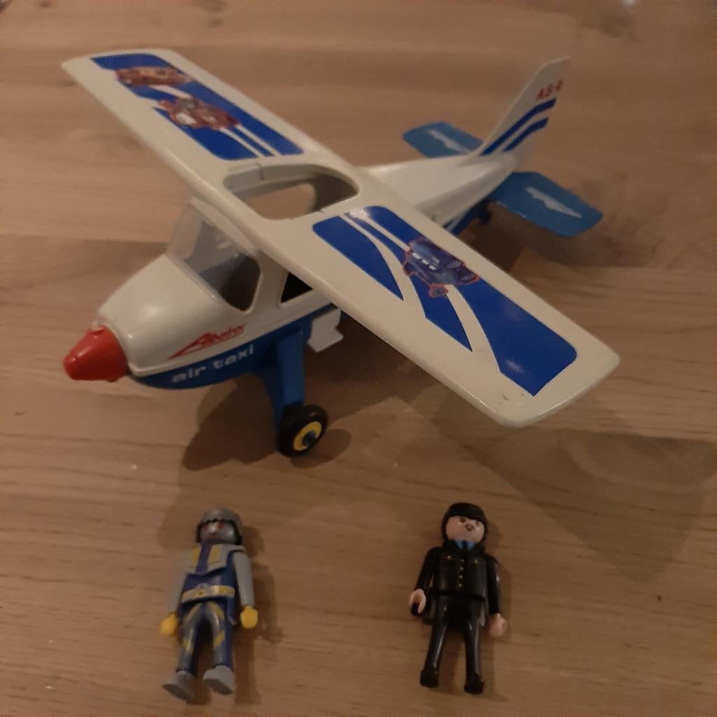Playmobil vliegtuig, Kinderen en Baby's, Speelgoed | Playmobil, Ophalen of Verzenden, Gebruikt