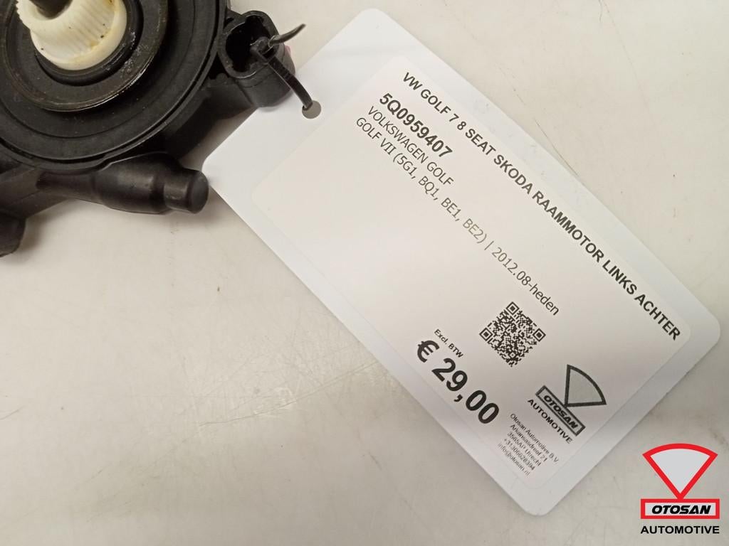 VW Golf 7 8 Seat Skoda Raammotor Links Achter 5Q0959407, Gebruikt, Volkswagen, Volkswagen AG, Berliner Ring 2
38440  Wolfsburg, DE
