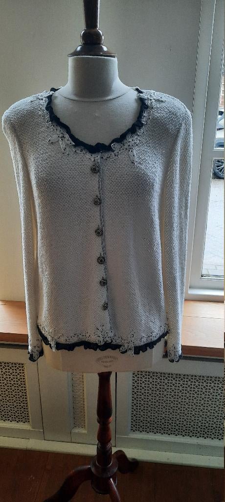 dames vest, merk Stizzoli, maat 42, Ophalen of Verzenden, Zo goed als nieuw, Maat 42/44 (L), Wit