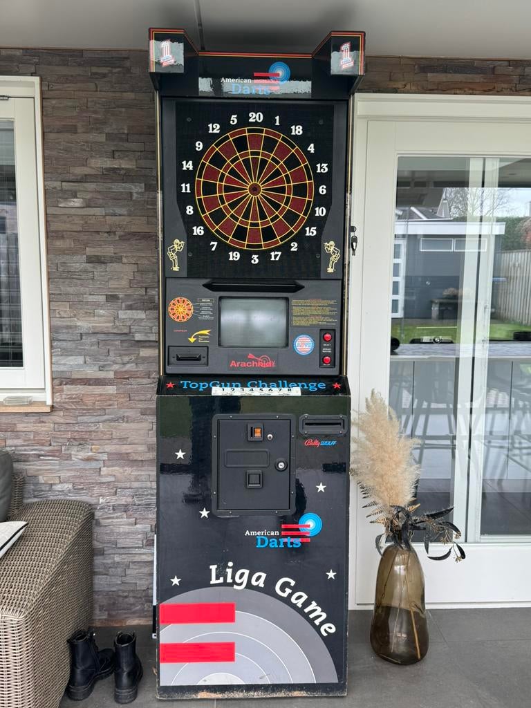 Gevraagd, monitor van een Arachnid elektronische Dartskast, Ophalen, Gebruikt, Dartbord, Soft tip