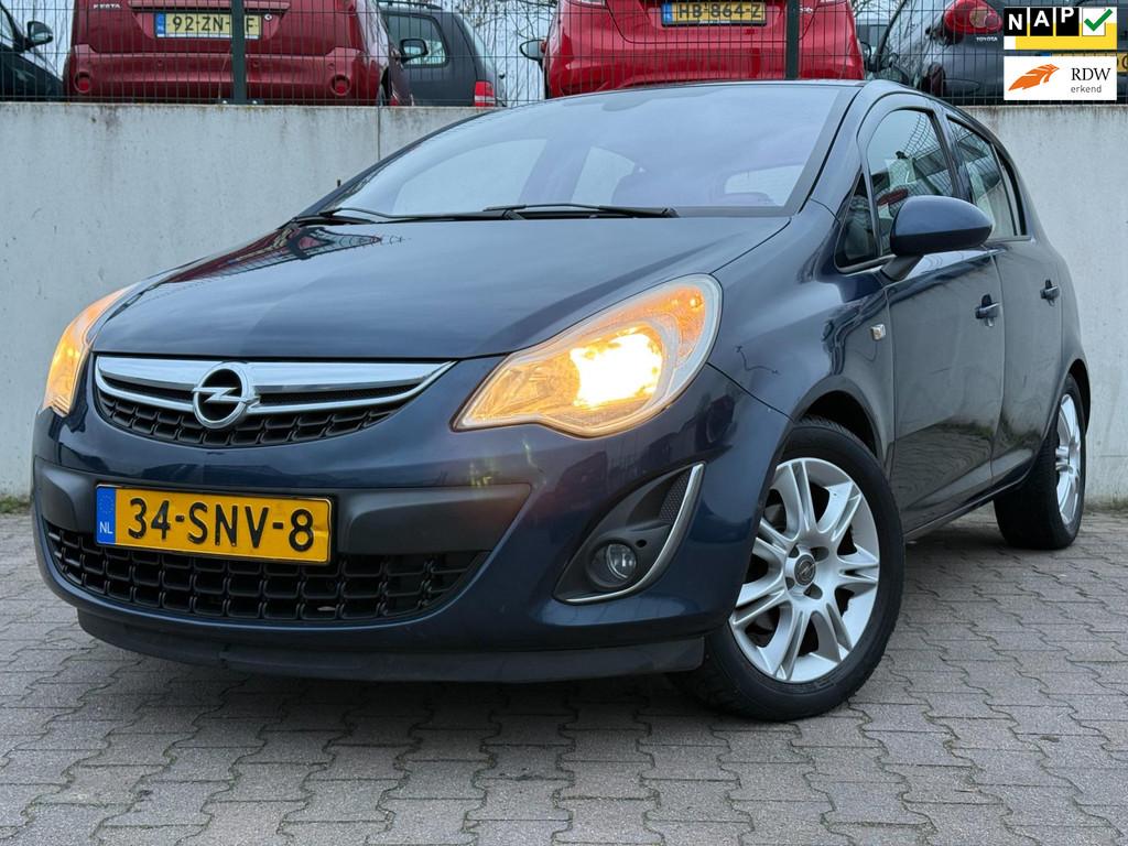 Opel Corsa 1.4-16V Cosmo/HALF LEDER/AIRCO/PDC/CRUISE/124919, Voorwielaandrijving, Euro 5, Gebruikt, 4 cilinders