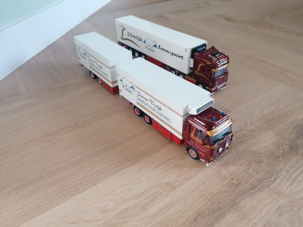 Wsi Scania setje Jeroen Vrolijk, Ophalen of Verzenden, Nieuw, Bus of Vrachtwagen, Wsi