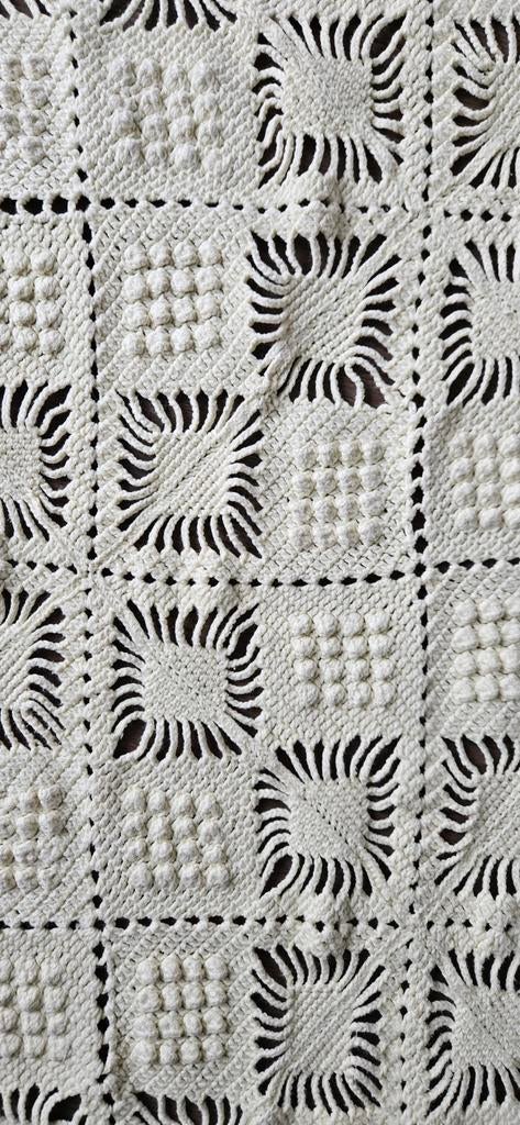 Handgemaakte gehaakte sprei - zachtgeel, Ophalen of Verzenden