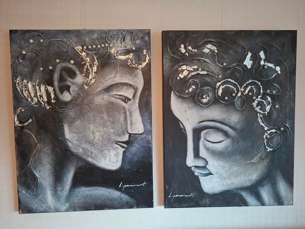 Bijzondere schilderijen, Antiek en Kunst, Kunst | Schilderijen | Modern, Ophalen of Verzenden
