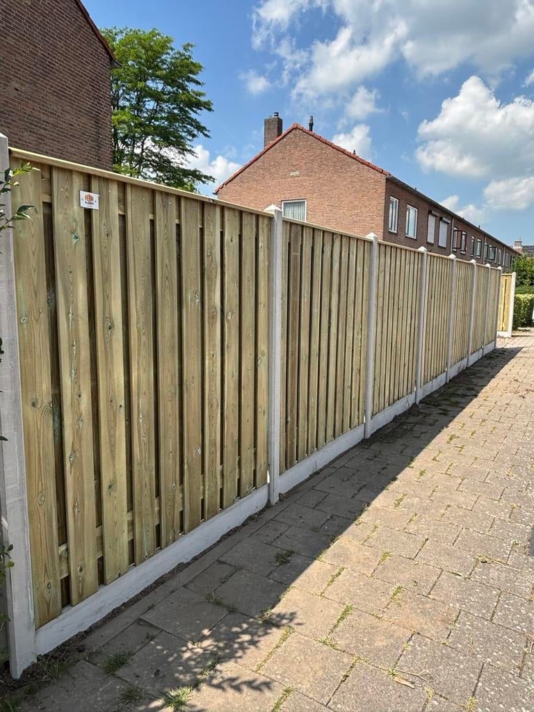Actieprijs: Slechts €80 per meter voor uw schutting!, Tuin en Terras, Schuttingen, 6 meter of meer, Ophalen of Verzenden, Hout