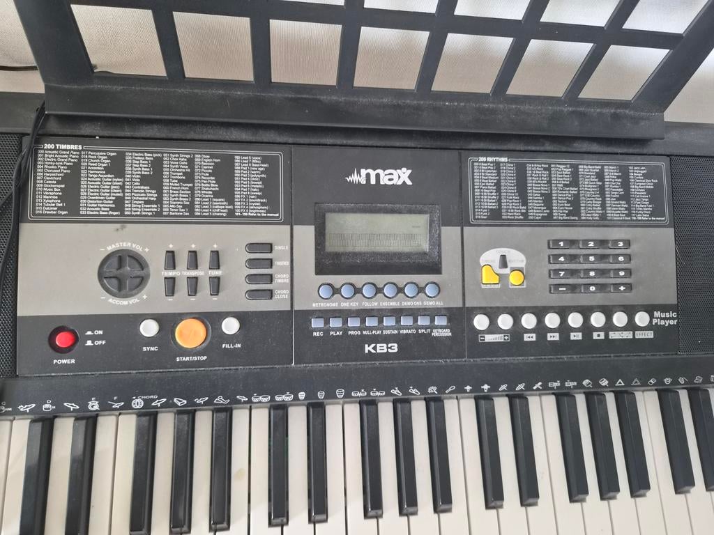 Max KB3 keyboard, Ophalen, 61 toetsen, Overige merken