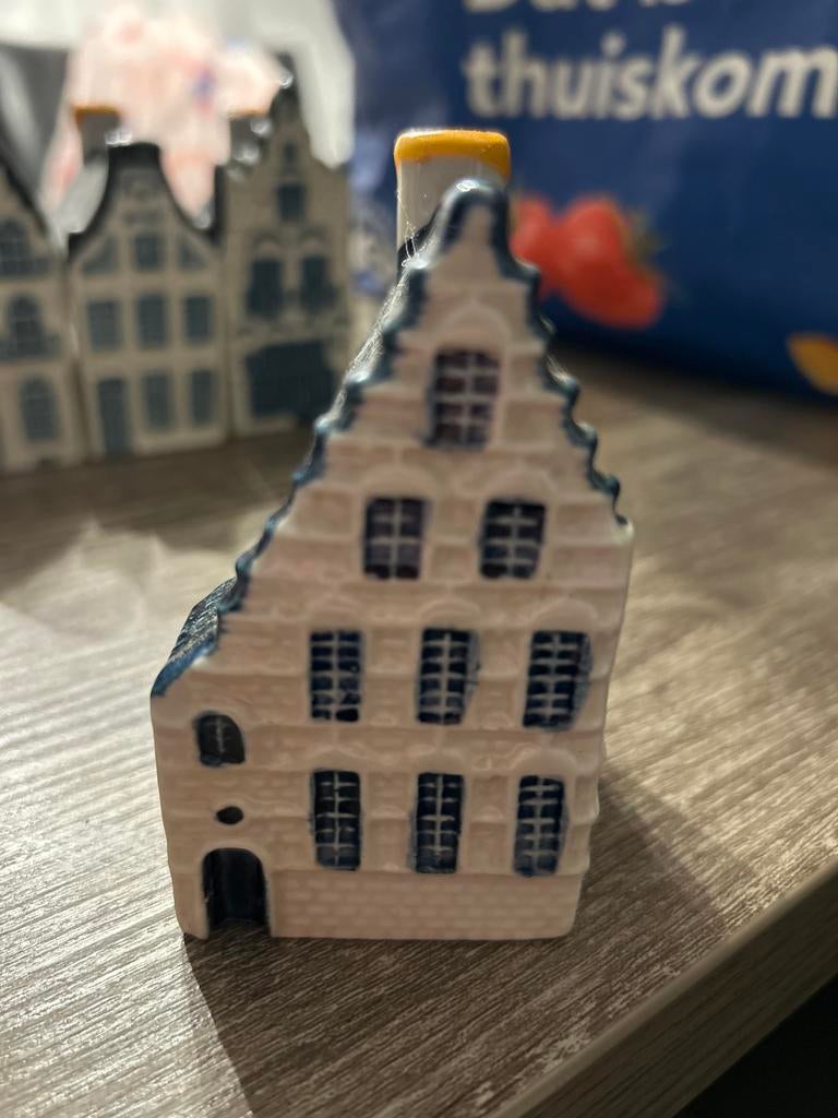 Bols Delfts Blauw Grachtenpandje - Royal Distilleries Hollan, Antiek en Kunst, Antiek | Woonaccessoires, Ophalen of Verzenden