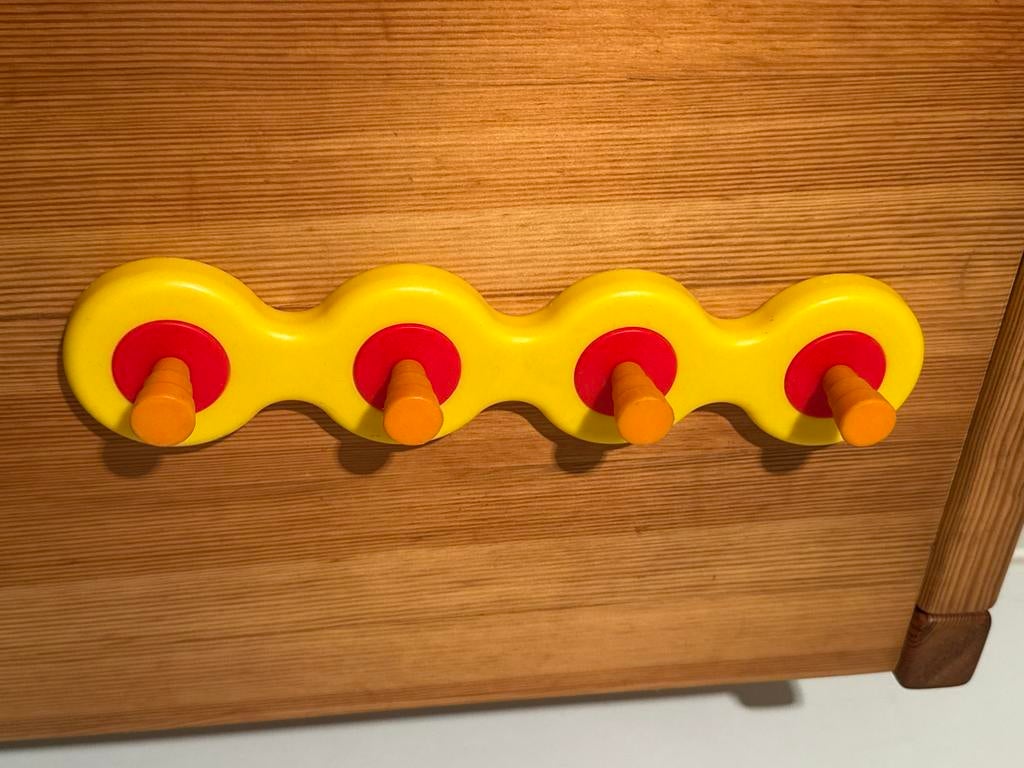 Ikea kapstok space age geel oranje rood vintage, Huis en Inrichting, Woonaccessoires | Kapstokken, Ophalen of Verzenden, Zo goed als nieuw