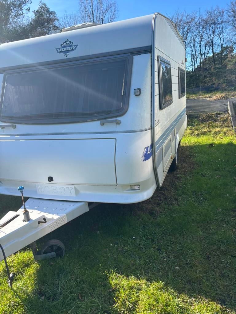 Hobby excellent 4.00 met zgan voortent, Hobby, Bedrijf, Treinzit, Tot en met 4