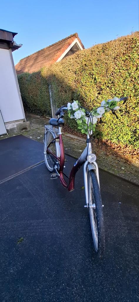 Linbike Classic Damesfiets - Lage Instap, Fietsen en Brommers, Fietsen | Dames | Damesfietsen, Minder dan 47 cm, Trommelrem, Ophalen