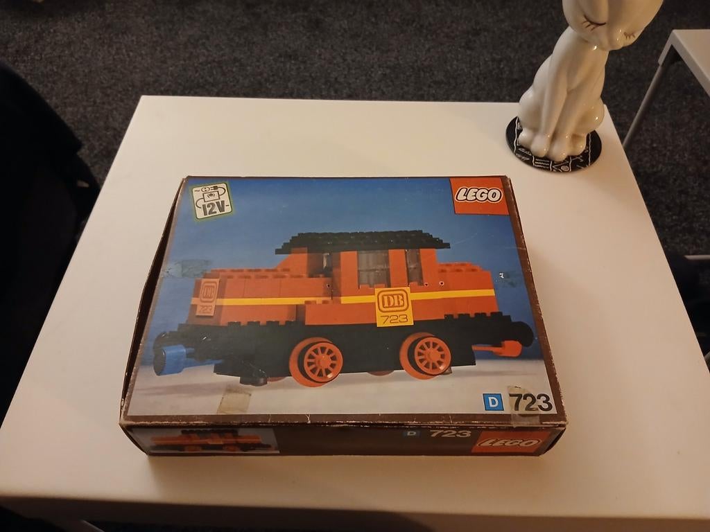 Lego nr 723  12 volt lokomotief, Kinderen en Baby's, Speelgoed | Duplo en Lego, Ophalen of Verzenden, Gebruikt
