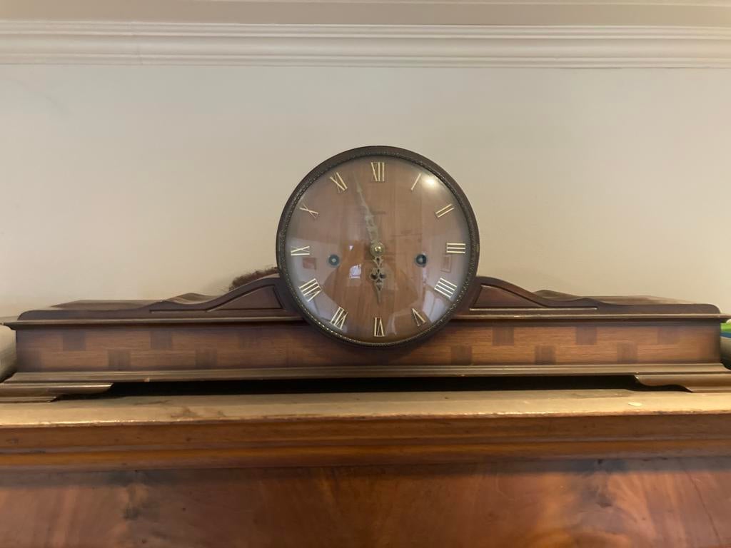 Antieke Hermle klok, Ophalen