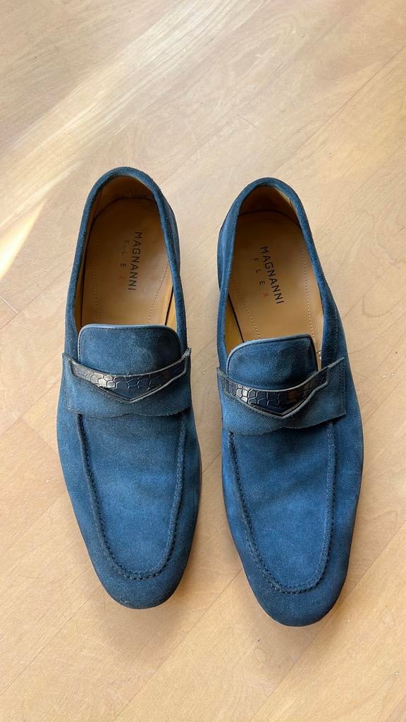 Magnanni Indigo 47 Crostidifu-wind grab alligator, Ophalen of Verzenden, Zo goed als nieuw, Blauw