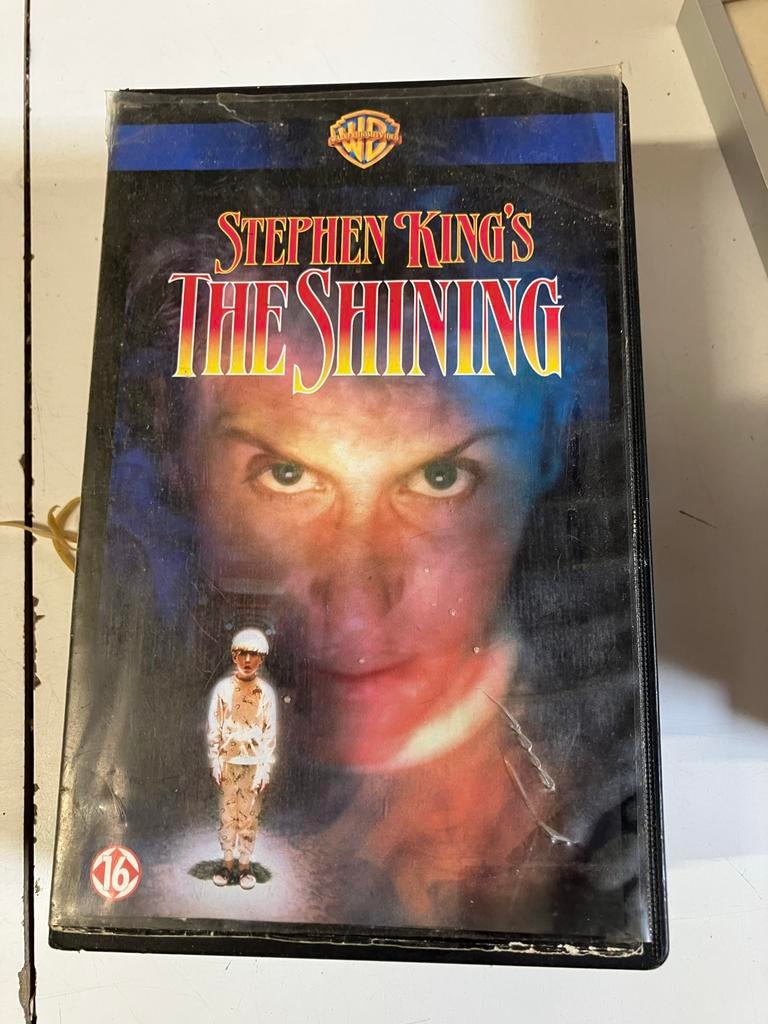 Stephen King's The Shining VHS, Cd's en Dvd's, VHS | Film, Vanaf 16 jaar, Ophalen, Gebruikt, Horror