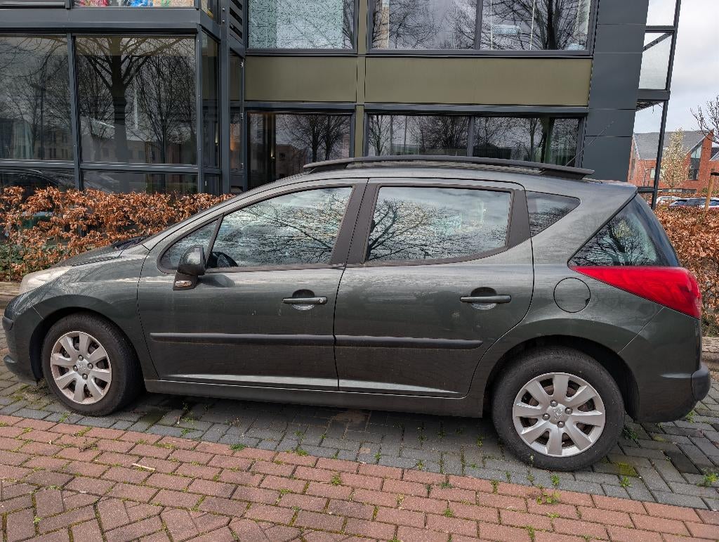 Peugeot 207 1.4 VTI 16V SW 2009 Grijs, Auto's, Stof, Origineel Nederlands, Stationwagon, Handgeschakeld