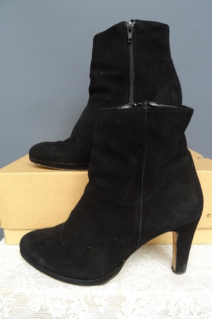 BITTER maat 40, zwarte enkellaarzen met hak., Kleding | Dames, Schoenen, Zwart, Lage of Enkellaarzen, BITTER, Ophalen of Verzenden