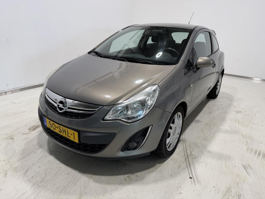Opel Corsa 1.2 EcoF. LPG Sel. (bj 2011), Euro 5, Gebruikt, 4 cilinders, Bruin