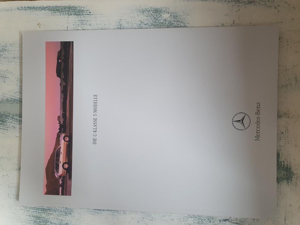 Duitse folder Mercedes C-klasse T stationcar W202, Ophalen of Verzenden, Zo goed als nieuw, Mercedes