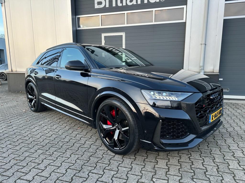 Audi RSQ8 4.0 V8 TFSI 600pk Quattro bj2020 *Pano *Carbon *23, Gebruikt, Zwart, Bedrijf, Vierwielaandrijving