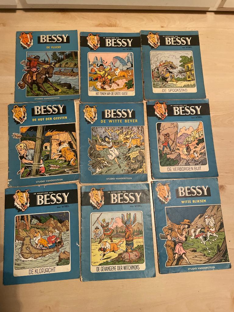 stripboeken Bessy, Gelezen, Willy Vandersteen, Ophalen of Verzenden, Meerdere stripboeken