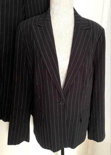 Brandtex kostuum; jasje en pantalon maat 44 [DM], Kleding | Dames, Kostuum of Pak, Zwart, Maat 42/44 (L), Ophalen of Verzenden