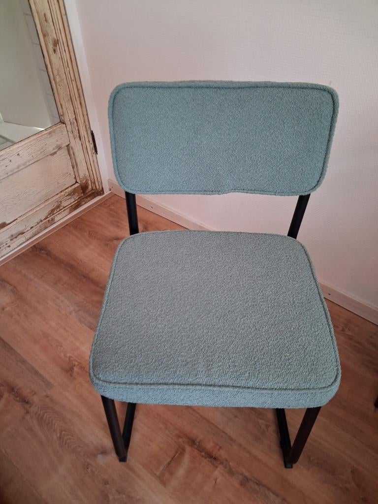 Buizenstoel, Huis en Inrichting, Stoelen, Ophalen, Blauw, Zo goed als nieuw, Stof