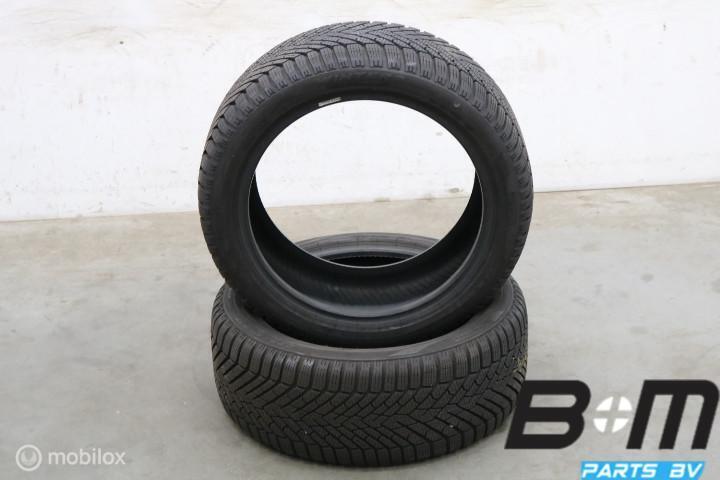 2 x 2254517 91H Pirelli Cinturato Winter 8mm 225 45 17, Gebruikt, Band(en)