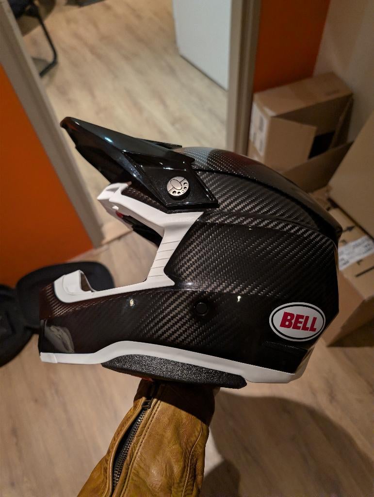 BELL MX 10 CARBON XL, Motoren, Kleding | Motorhelmen, Overige merken, Offroadhelm, XL, Ophalen of Verzenden