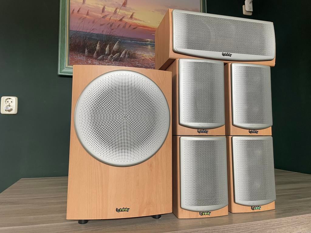 Infinity Beta HCS - 5.1 (Home Cinema System) compleet JBL, Overige merken, Gebruikt, Ophalen of Verzenden, Complete surroundset