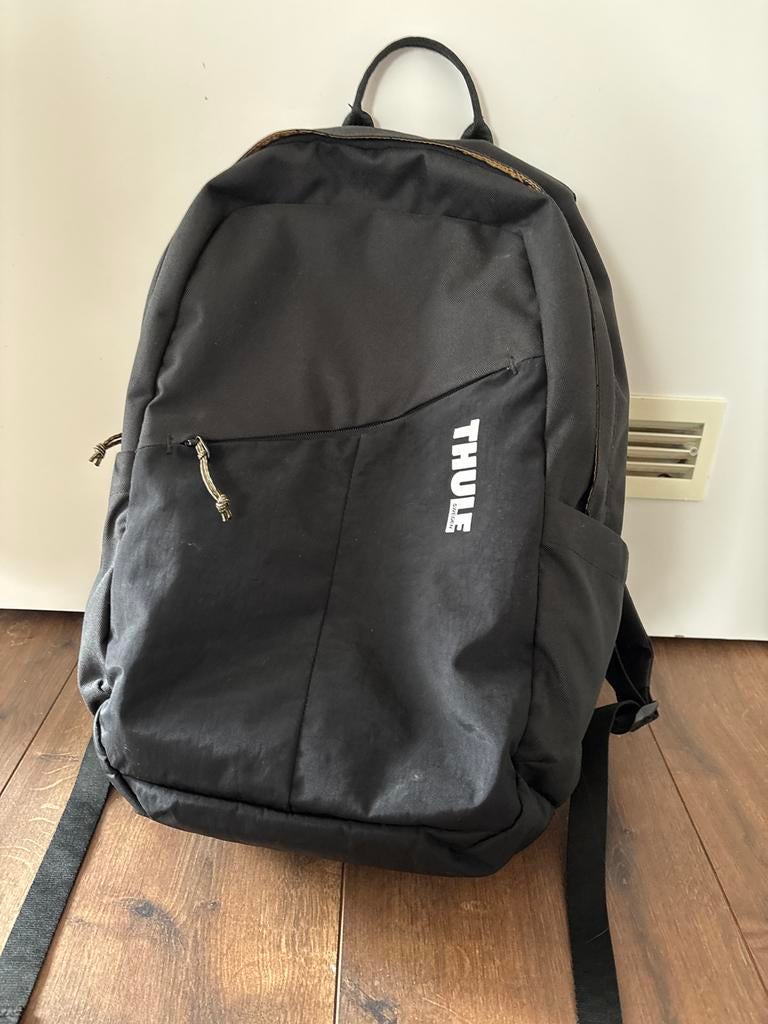 Thule Campus Notus Backpack - Zwart, stevig en comfortabel, Gebruikt, 25 tot 40 cm, Ophalen of Verzenden, Waterdicht