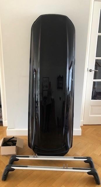 Dakkoffer BMW met dakdragers, Ophalen, Gebruikt