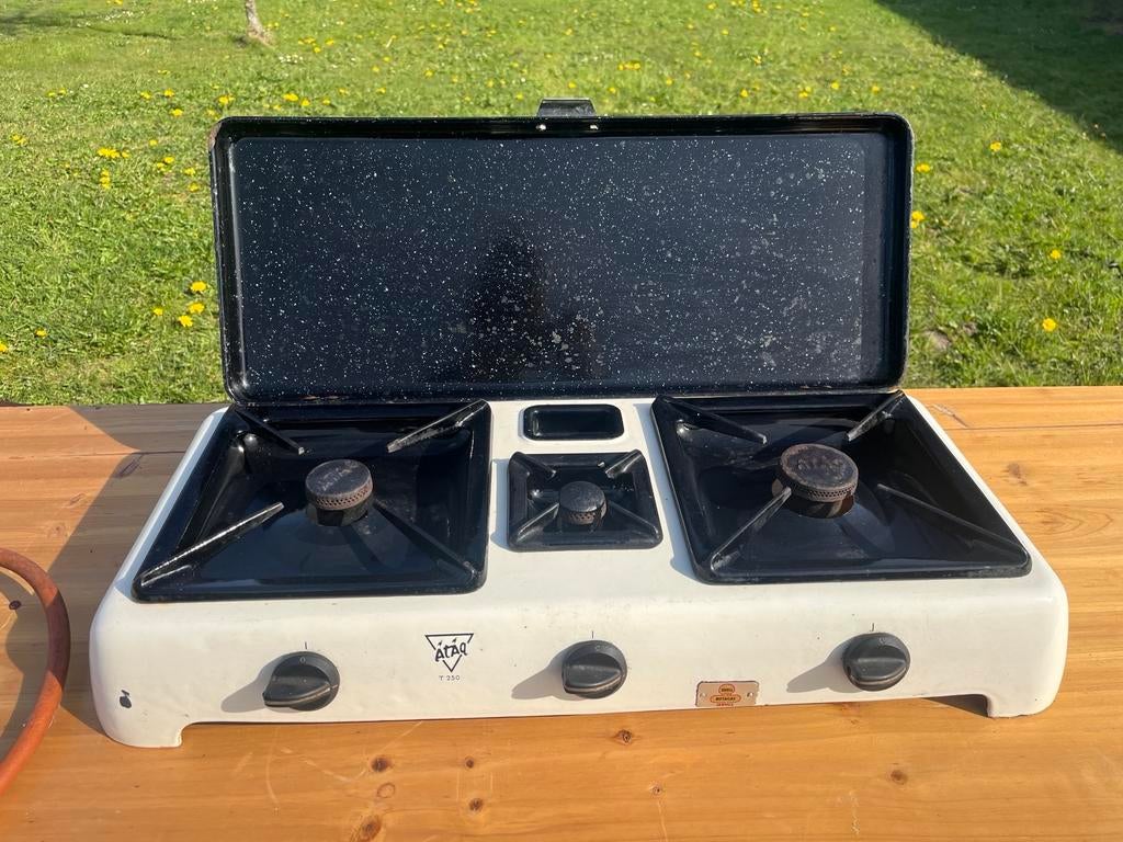 Retro ATAG T 250 gasfornuis met 3 pitten, Ophalen, Gebruikt