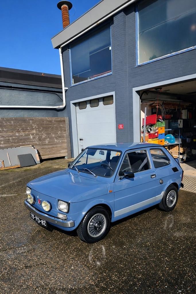 Fiat 126 0.7 1985 Blauw, Auto's, Fiat, 600 kg, Blauw, Bedrijf, Handgeschakeld