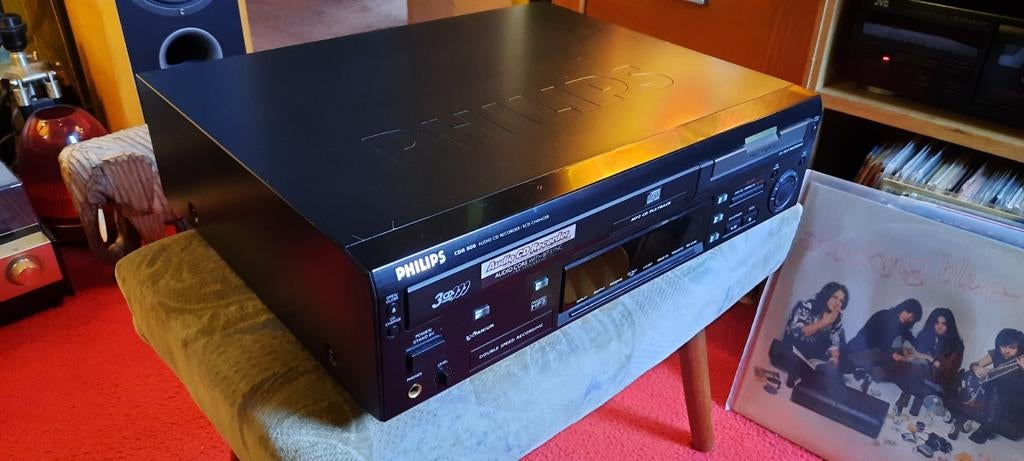 Te koop philips cdr800 cd speler 3 cd wisselaar  ✅️, Ophalen, Gebruikt, Philips, Wisselaar