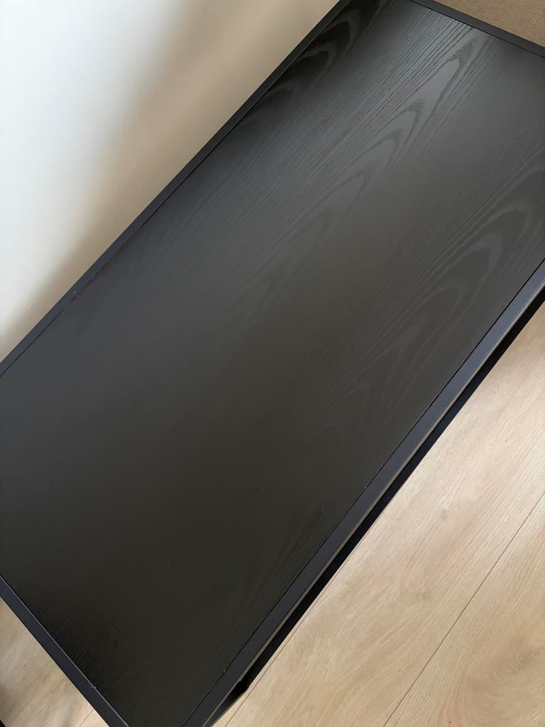 Salontafel zwart 40x100x50 cm, Ophalen, Gebruikt, 100 tot 150 cm, 50 tot 100 cm