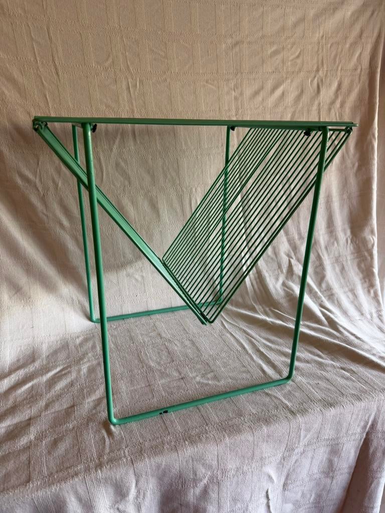 Vette Vintage Design Sidetable Bijzettafel, Ophalen, 50 tot 100 cm, Zo goed als nieuw, 25 tot 50 cm