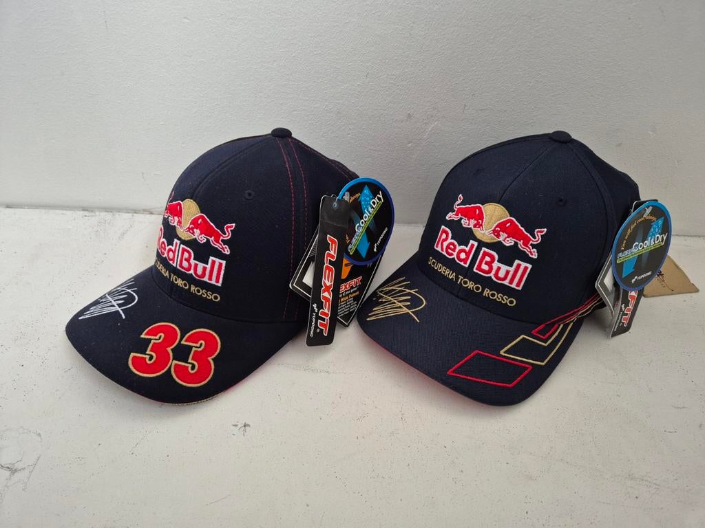 MAX VERSTAPPEN TORO ROSSO PET CAP  2015 + 2016 GESIGNEERD, Ophalen, Nieuw, One size fits all, Pet