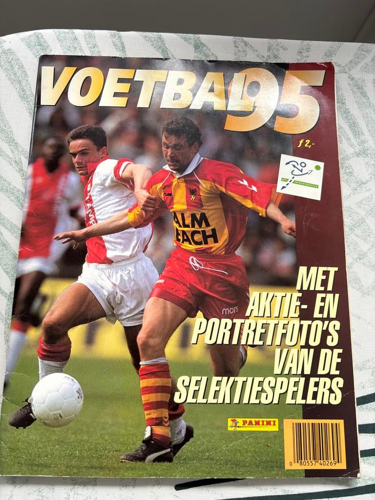 Panini Voetbal 95 Album - Incompleet met onbeschreven bestel, Verzamelen, Sportartikelen en Voetbal, Ophalen of Verzenden, Gebruikt